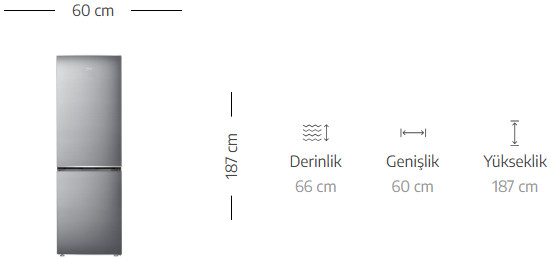 660316 MI No Frost Buzdolabı – Beko Kıbrıs